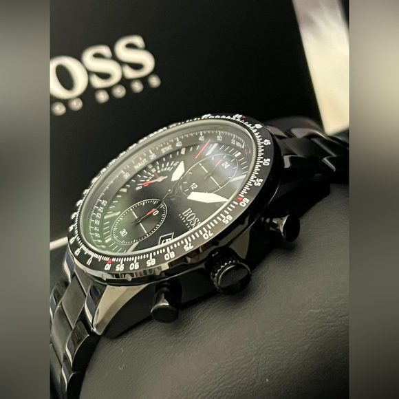 HB1513854- Hugo Boss Men’s Pilot Edition Chrono Quartz Watch - Picture 7 of 11